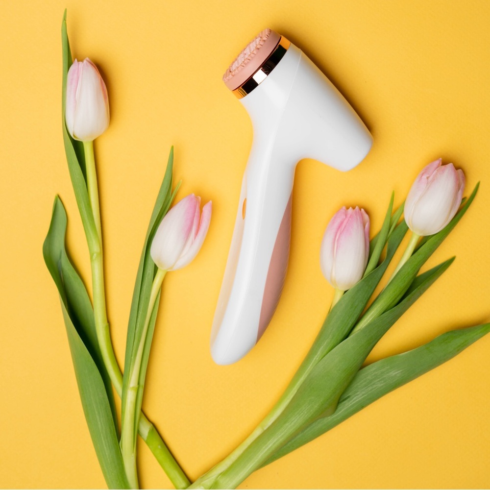 Rose Gold LumiSpa iO Smart at home Facial Device